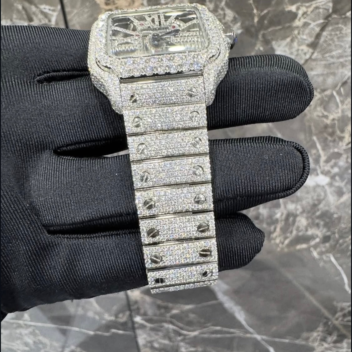 BUSSDOWN CARTIER SANTOS SKELETON