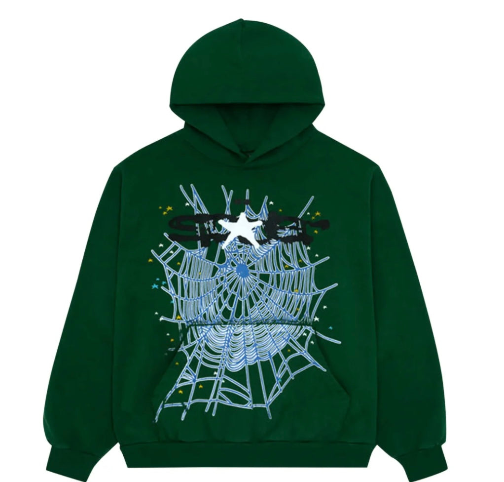 WEB HOODIE HUNTER GREEN