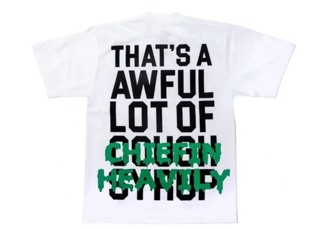 CHEIFIN HEAVILY TEE WHITE