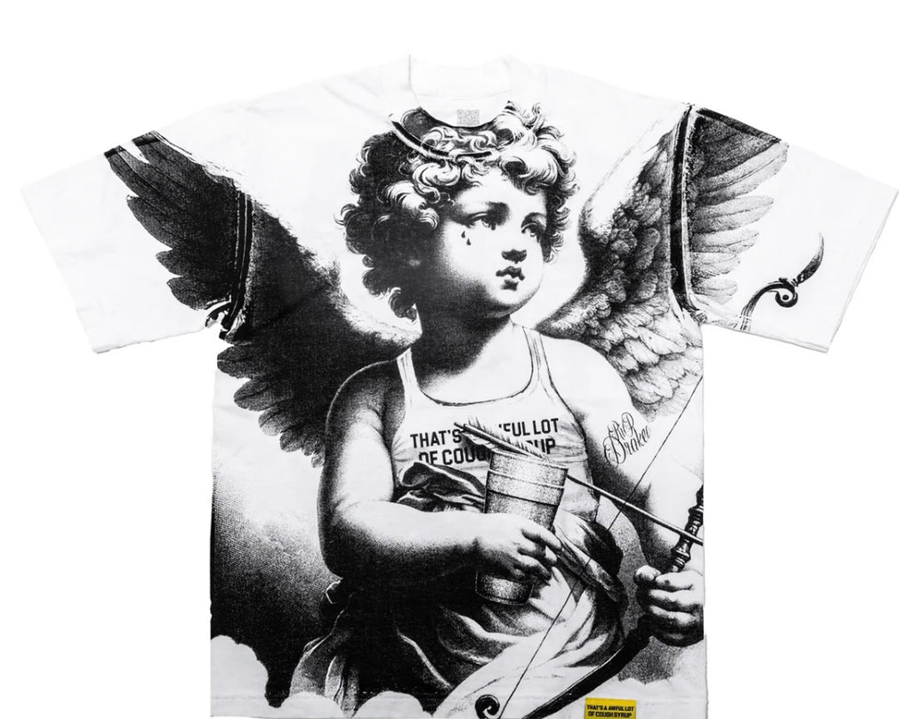 CUPID TATTOO TEE WHITE