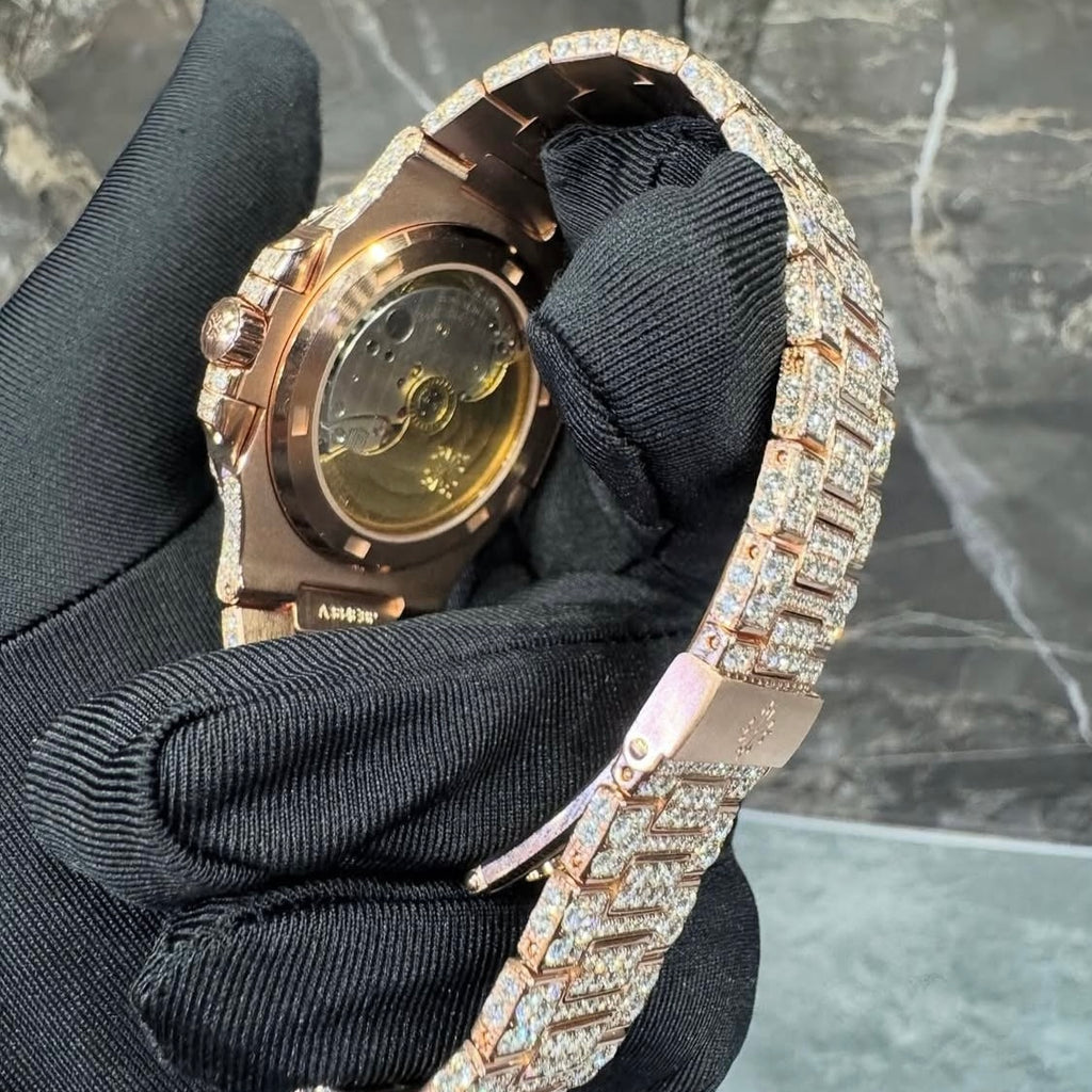 BUSSDOWN PATEK PHILLIPE NAUTILUS ROSE GOLD