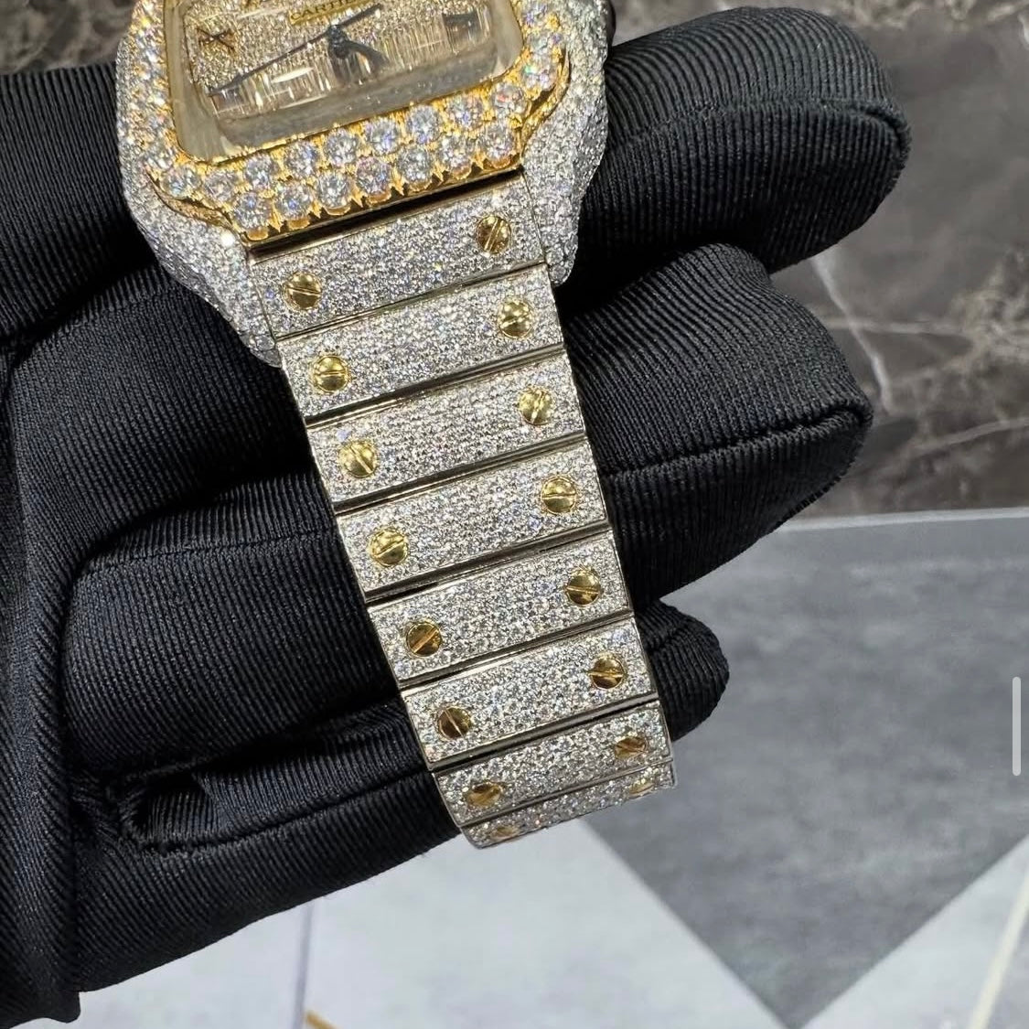 BUSSDOWN 2TONE CARTIER SANTOS