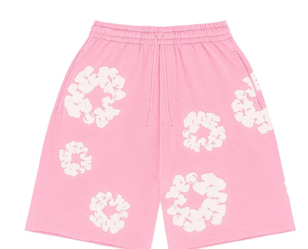 COTTON WREATH SHORTS PINK