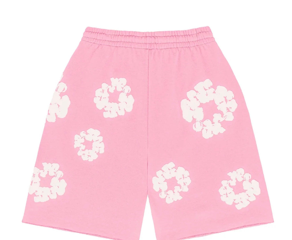 COTTON WREATH SHORTS PINK