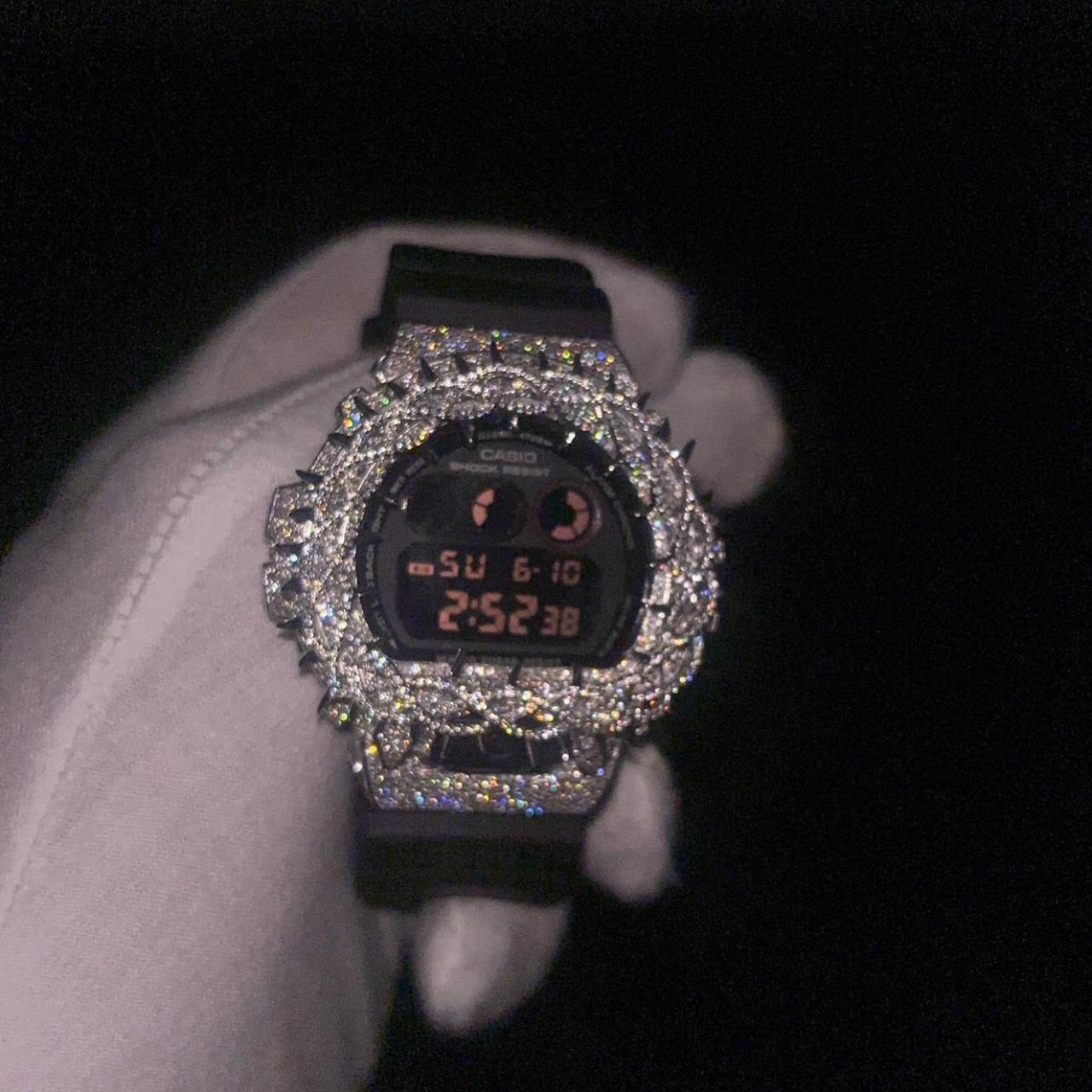 BUSSDOWN CASIO G-SHOCK DW6900 W/ THORN BEZEL BLACK STRAP