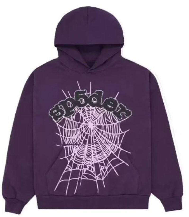 WEB HOODIE DARK PURPLE