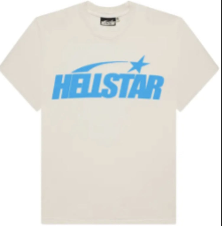 HELLSTAR TEE WHITE/BLUE
