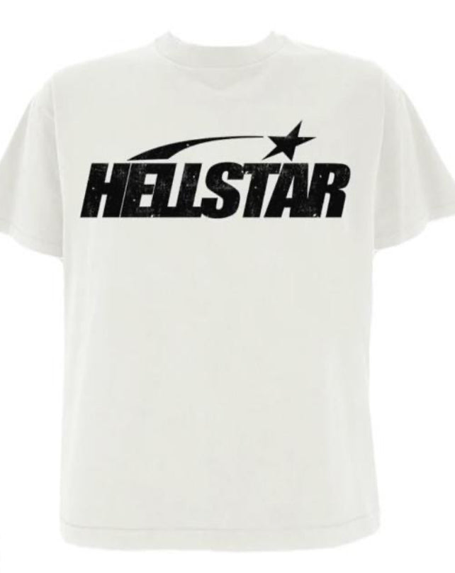 HELLSTAR TEE WHITE/BLACK