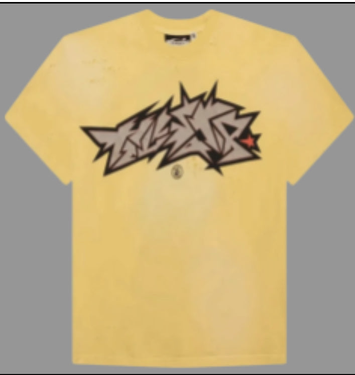 HELLSTAR TEE GRAPHIC YELLOW
