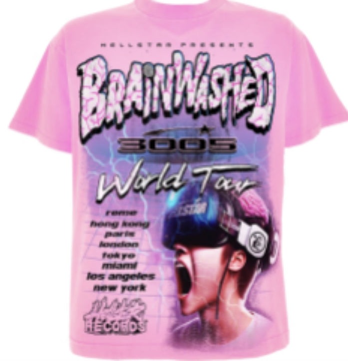 HELLSTAR TEE GRAPHIC PINK