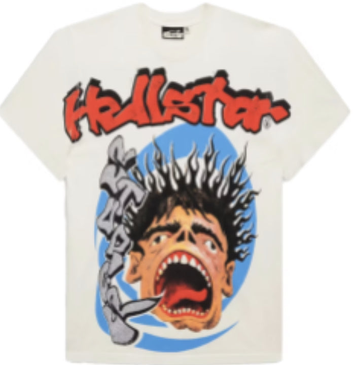 HELLSTAR TEE GRAPHIC WHITE/RED/BLUE