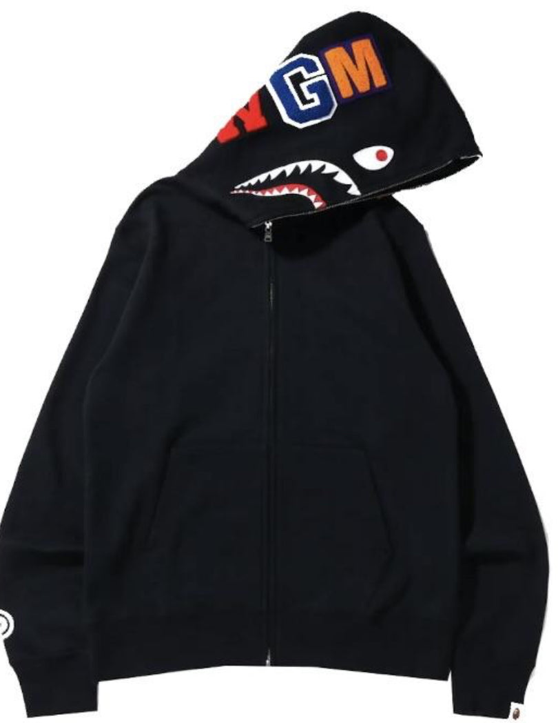 MGM BAPE FULL ZIP BLACK