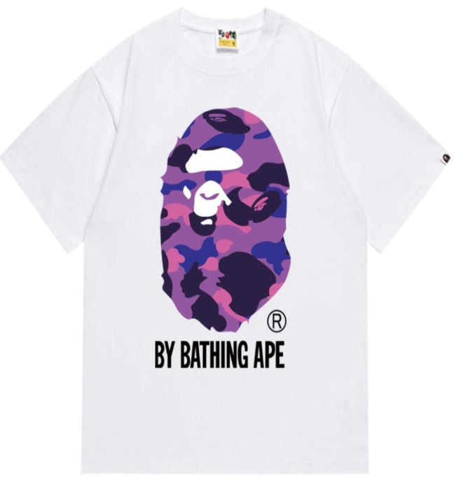 ABC BAPE TEE CAMO PURPLE