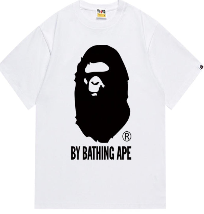 ABC BAPE TEE WHITE/BLACK