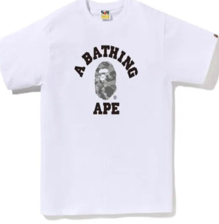BAPE TEE CAMO WHITE/GREY