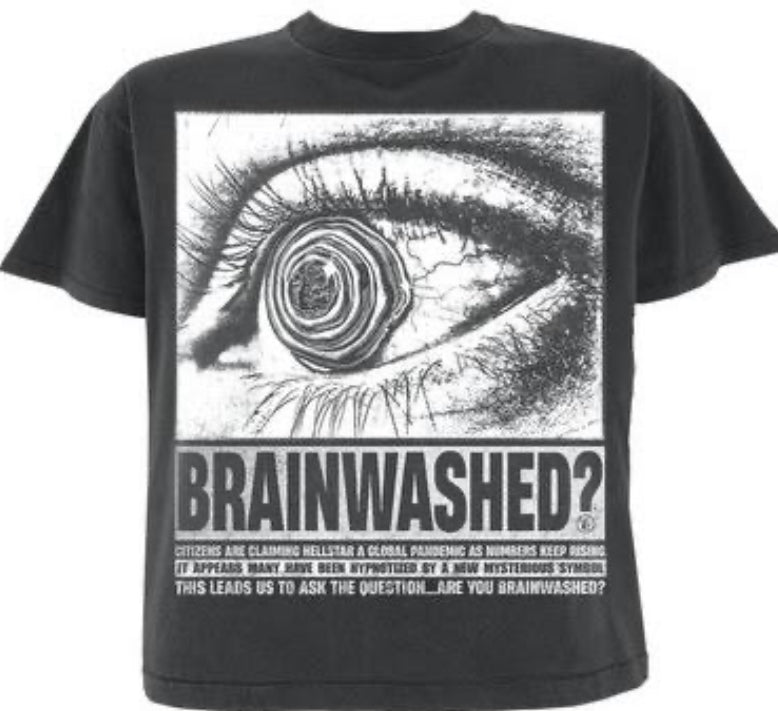 HELLSTAR OVERSIZED TEE GRAPHIC BLACK/WHITE