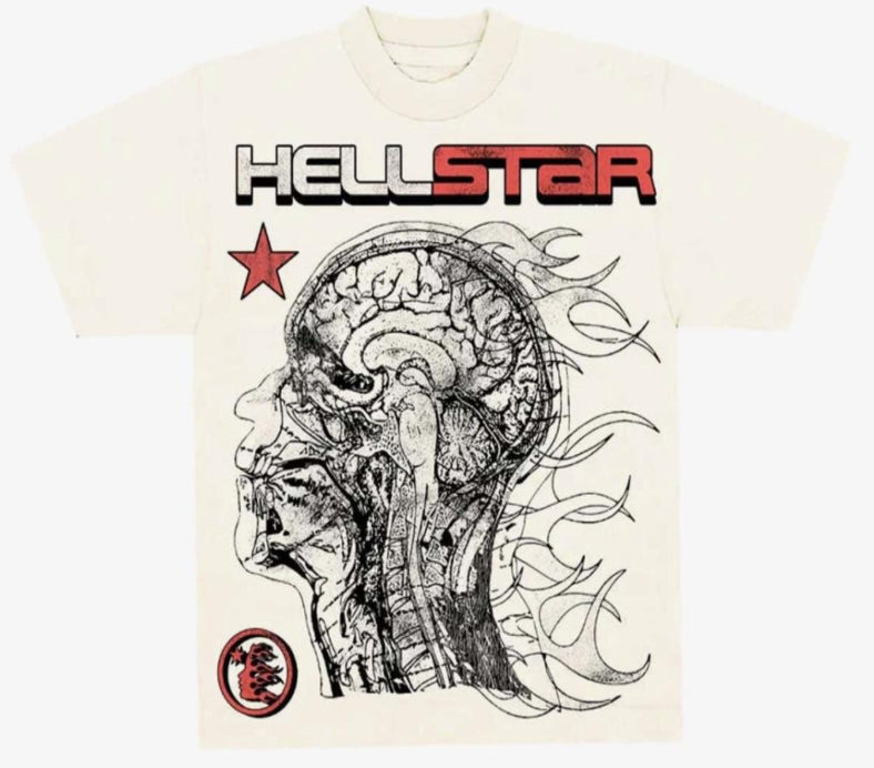 HELLSTAR TEE GRAPHIC WHITE/BLACK/RED