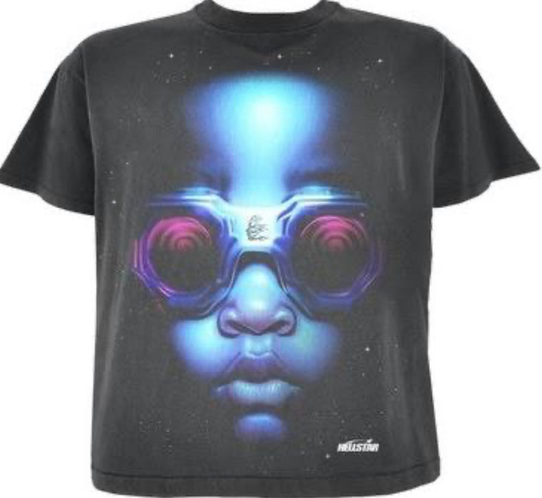 HELLSTAR TEE GRAPHIC BLACK/BLUE